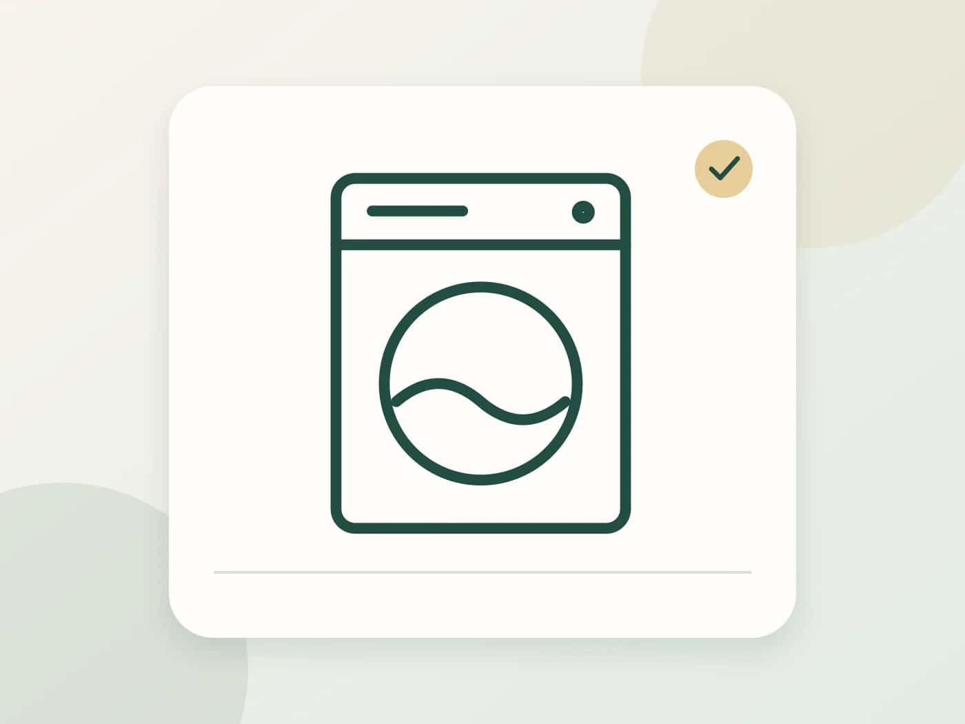 Illustration: Washing Machine Maintenance / Repair; not a photograph of a completed job or local branch